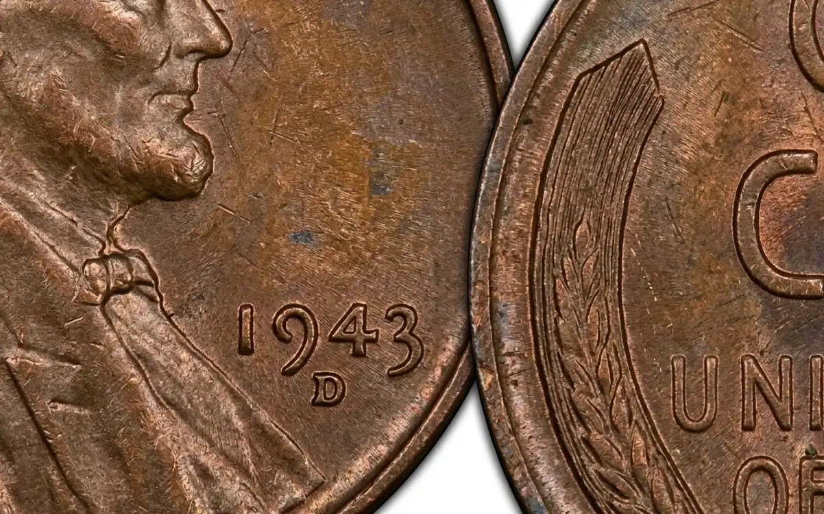 Lincoln wheat penny showing sharp date and lettering